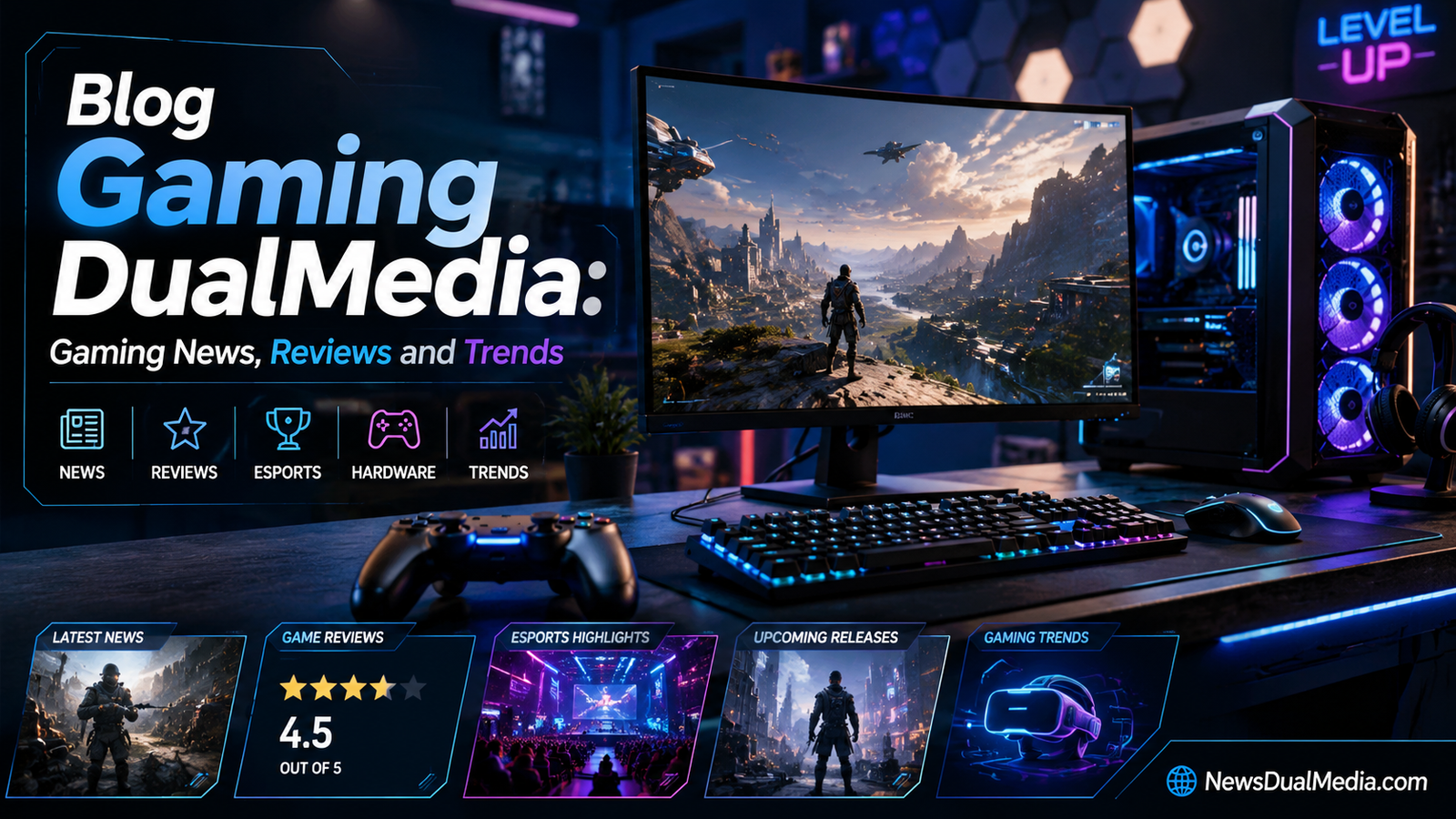 Blog Gaming DualMedia gaming news, reviews, esports, hardware, and digital trends featured image